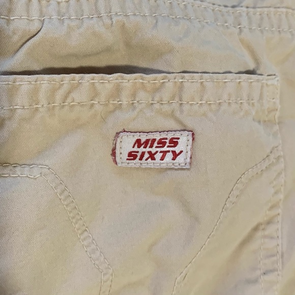 y2k miss sixty low-rise khaki flares - Picture 3 of 4
